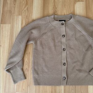 Banana Republic Tan Cardigan knitted Sweater